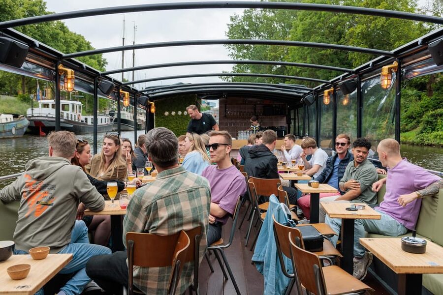 Groningen: Terrace Boat Experience with a Cozy Bar - What This Floating Terrace Actually Offers