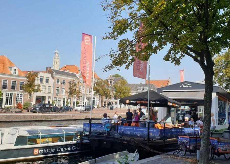 Haarlem: Dutch Windmill & Spaarne River Sightseeing Cruise - Teylers Museum From the River