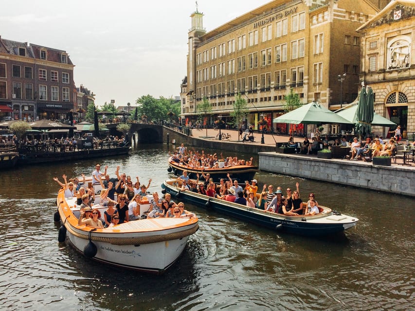 Leiden: Guided City Canal Cruise - Starting at Aalmarkt 4 in Leiden’s old center