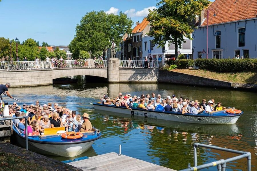 Middelburg: City Canal Cruise - Cruising Past the Marina and Into the Center
