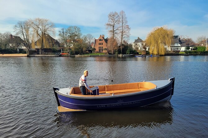 Private Electric Boat Rental in Haarlem (No License Required) - Following Haarlem’s canals toward the old town
