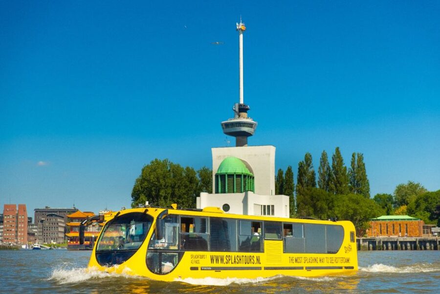 Rotterdam: 1-Hour Sightseeing Splash Tour - Boarding in central Rotterdam