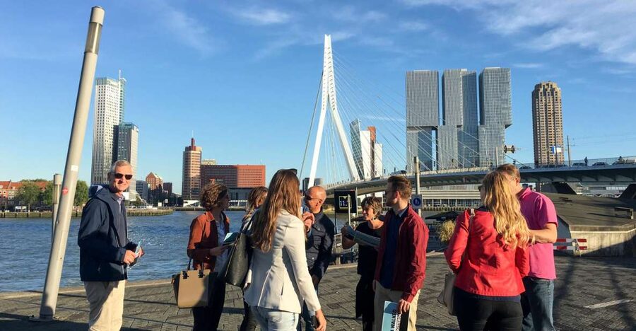 Rotterdam 2-Hour Grand Walking Tour - Groothandelsgebouw and the marks of reconstruction