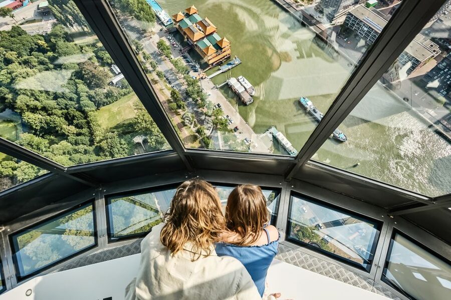 Rotterdam: Euromast Lookout Tower Ticket - The Euroscoop adds the real thrill