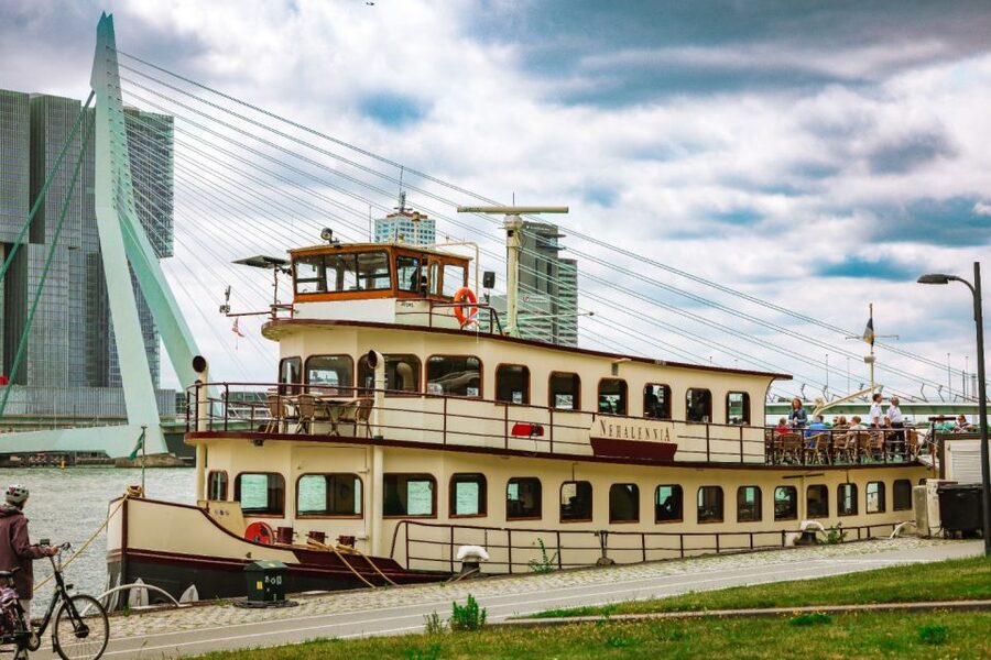 Rotterdam: Harbor Cruise on a Historic Ship - Erasmus Bridge and Rotterdam’s modern face