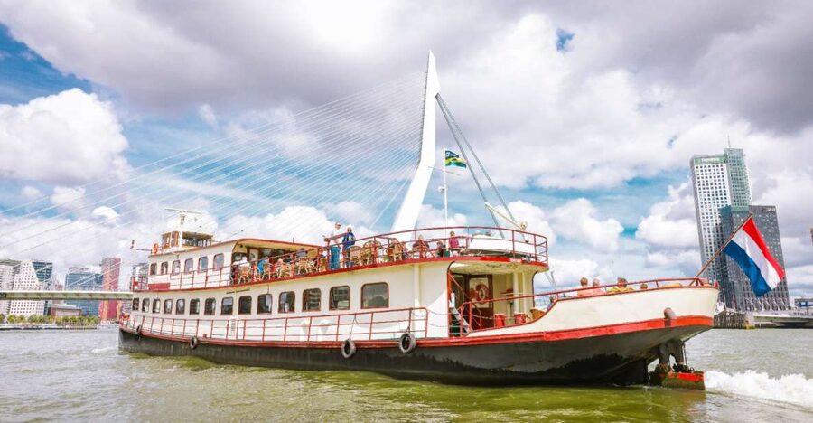 Rotterdam: Harbor Cruise on a Historic Ship - Boarding beside the Erasmus Bridge