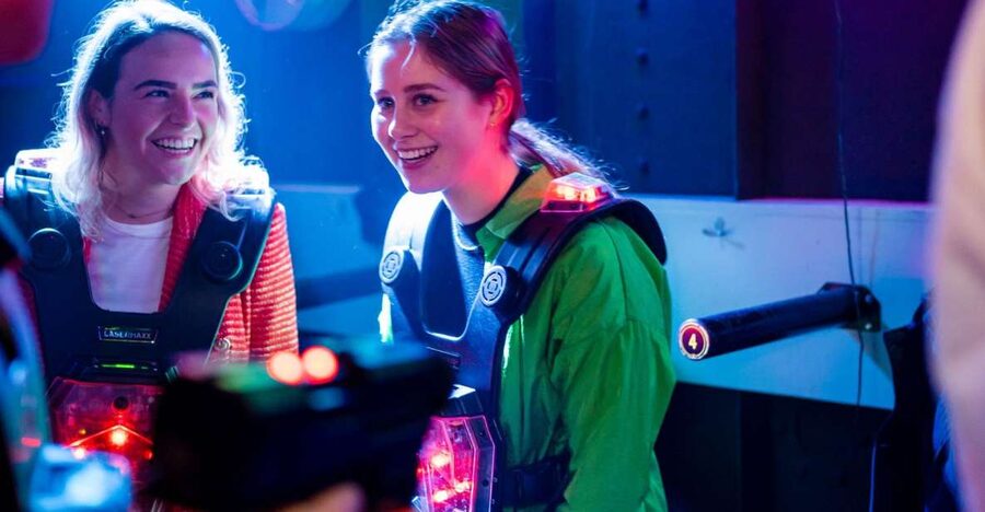 Rotterdam: Lasergame Actvity - Getting Equipped for the 20-Minute Battle