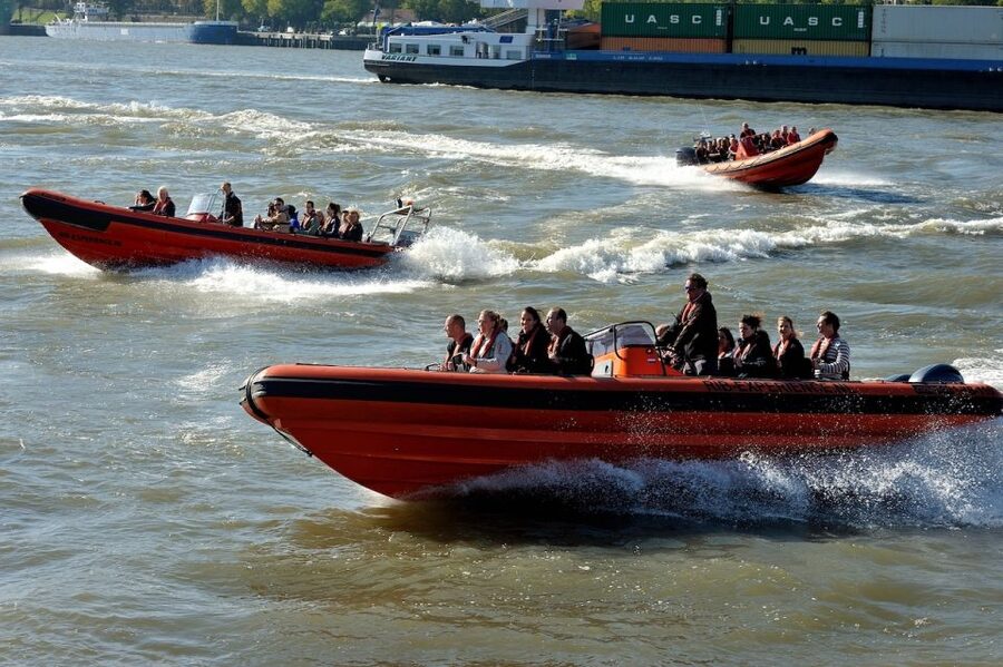 Rotterdam: RIB Speedboat Sightseeing Cruise - Passing the old city, Delfshaven, and SS Rotterdam