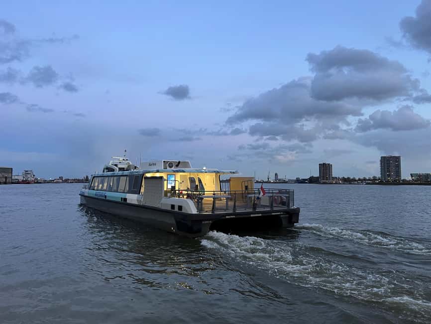 Rotterdam: Waterbus Ticket to Dordrecht and/or Kinderdijk - Taking a bike, scooter, dog, or pushchair
