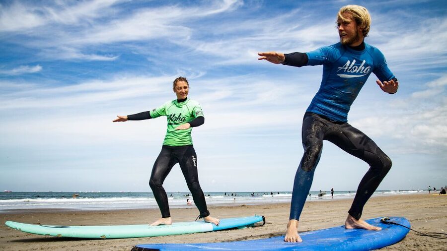 Scheveningen Beach: 2-Hour Surf Experience for Adults - Finding the Aloha flag and getting ready