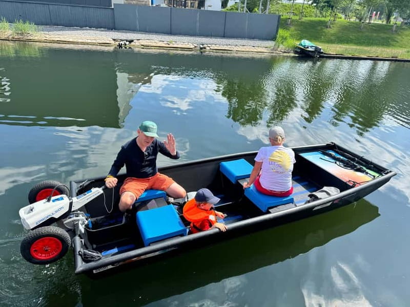 Self-Guided Electric Boat Rental - Villages, side waterways, and the seaweed problem