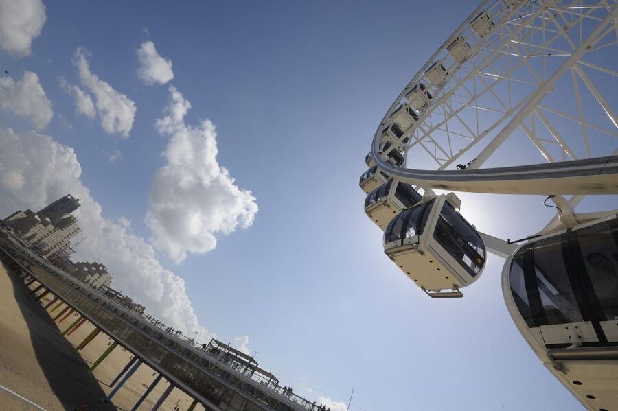 The Hague: The Pier SkyView Ticket with Drink and Snack - Inside the Climate-Controlled Gondola