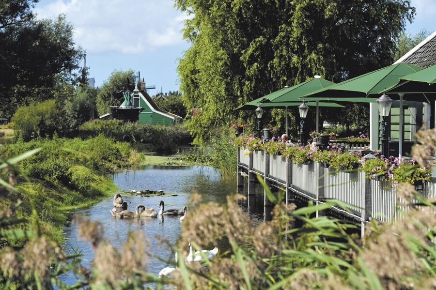 Zaanse Schans: Pancake Restaurant Visit - The terrace view is part of what you are paying for